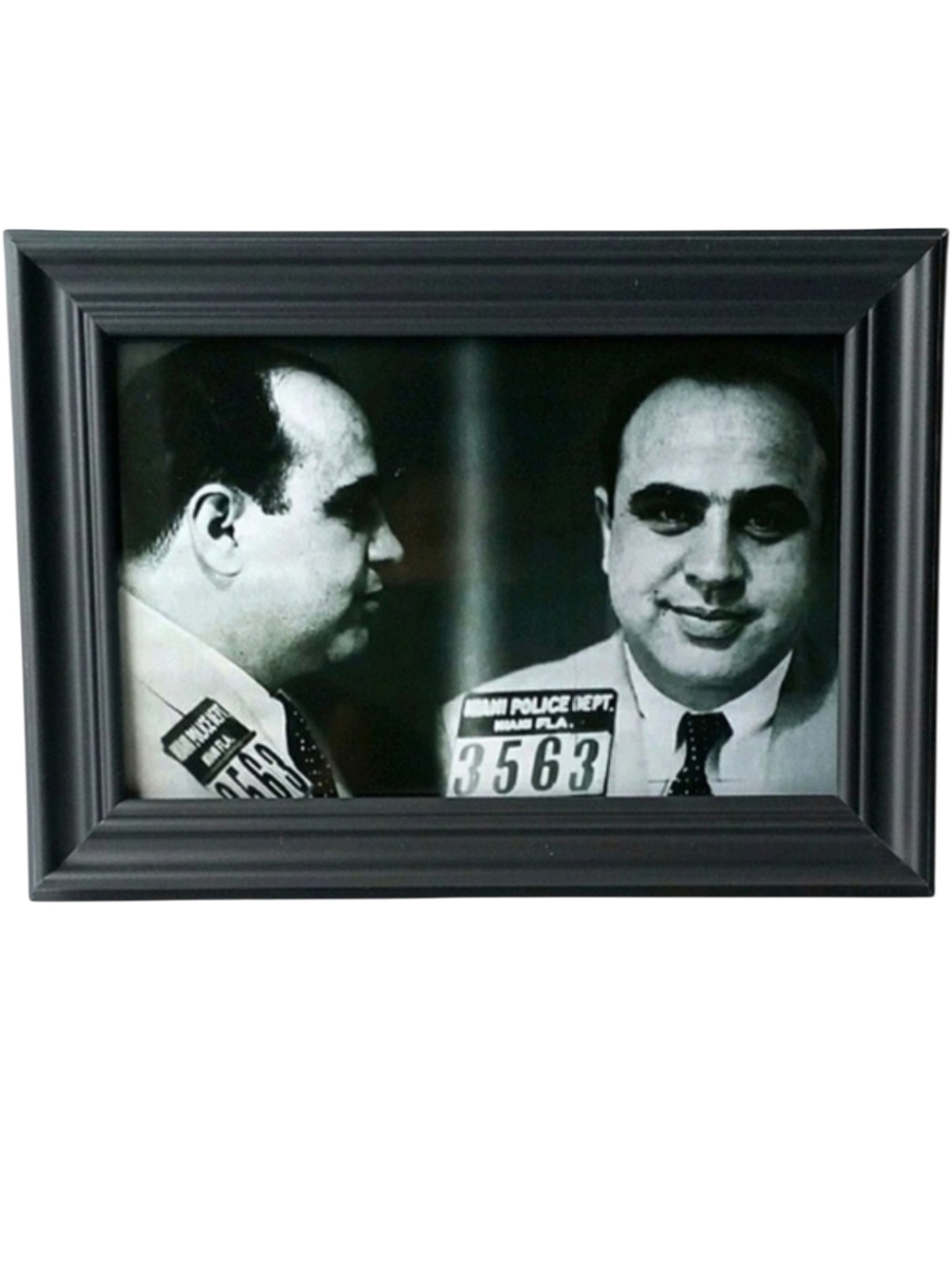 Al Capone mobster mugshot wise guy mob framed Photo print Scarface Italian Mafia